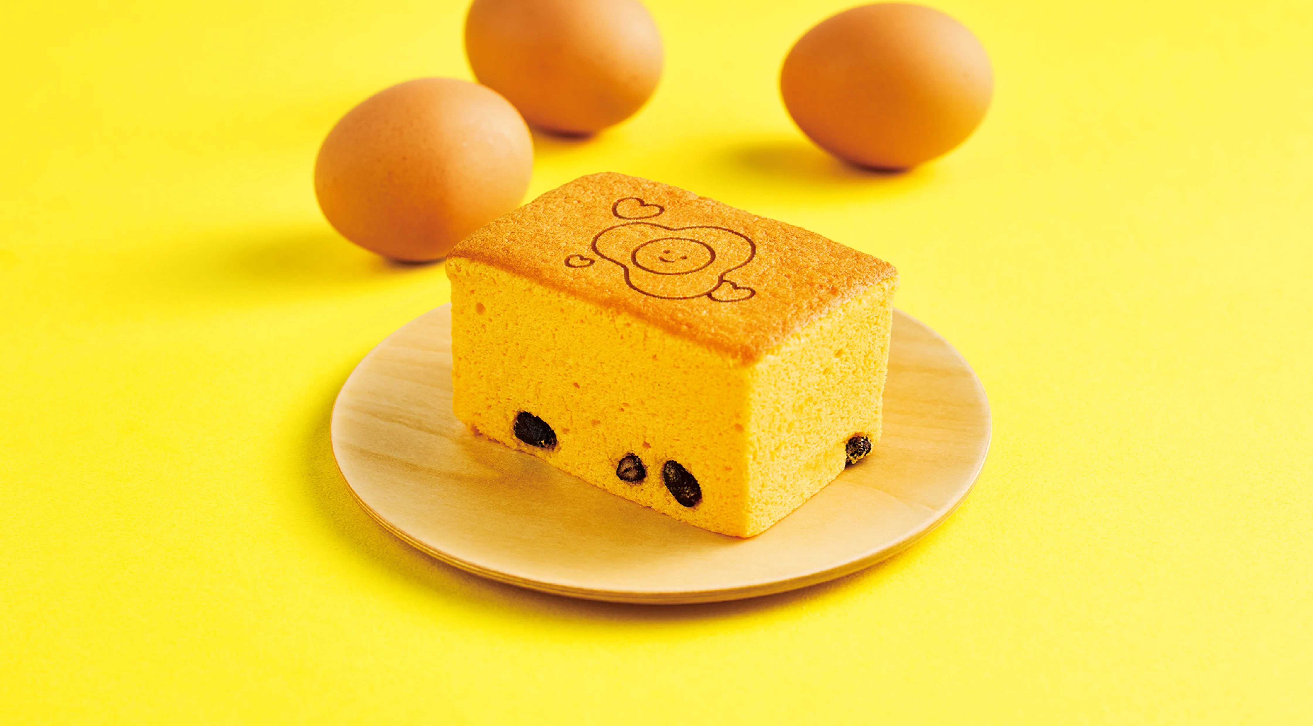 坂角たまごのふるふわカステラ