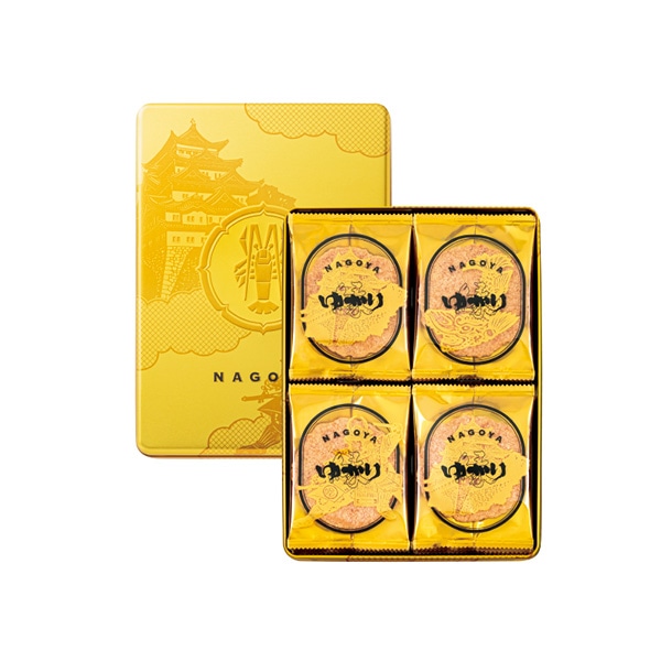 ［干支ｼｰﾙ］ゆかり黄金缶　18枚入