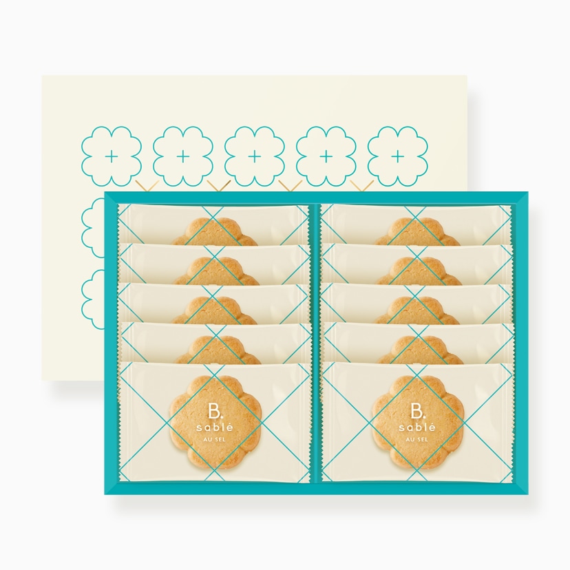 ［母の日ｷﾞﾌﾄ］B. sable［プレーン/塩とトマトの２種セット］20袋入