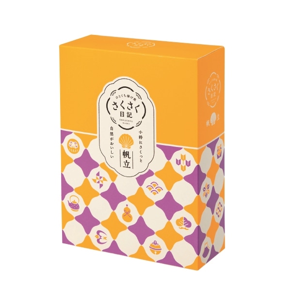 さくさく日記 帆立 6袋入 さくさく日記 坂角総本舖 えびせんべい ゆかり