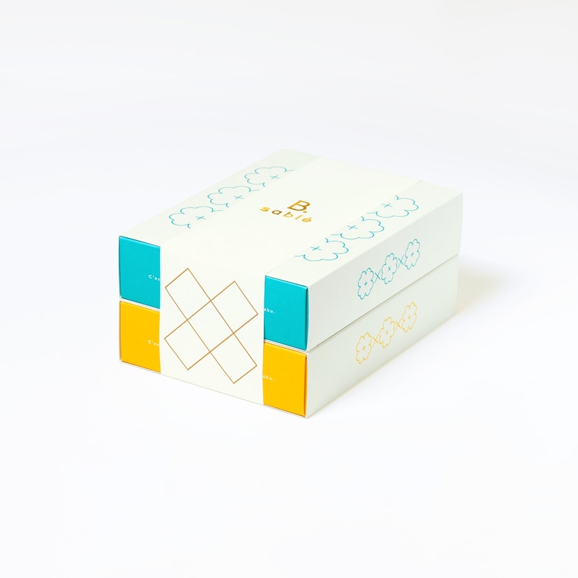 B. sable［プレーン/塩とオニオンの２種セット］10袋入