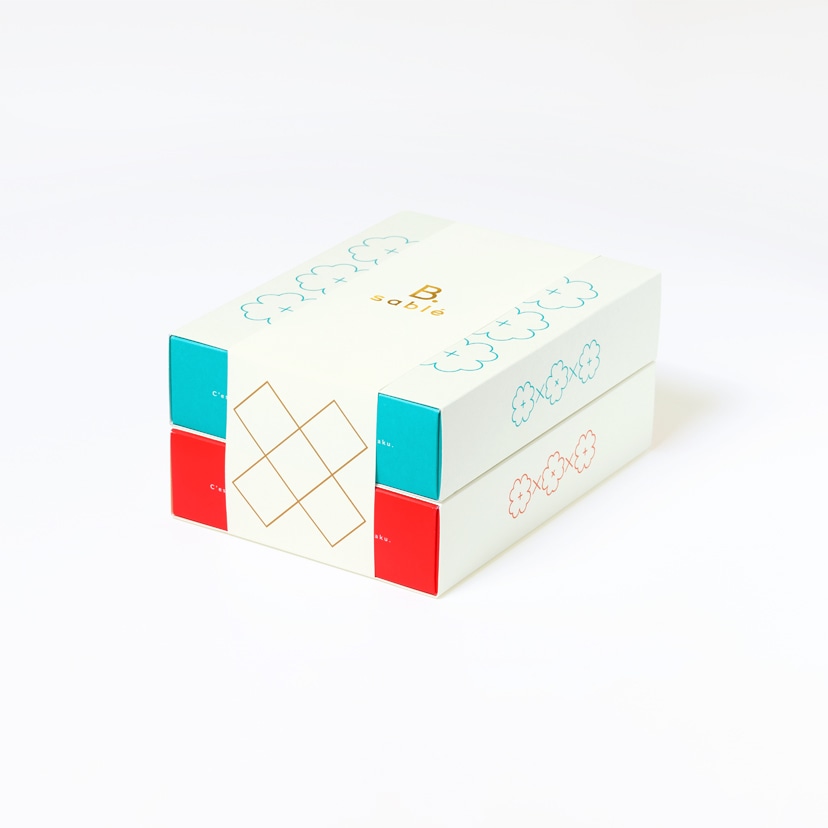 B. sable［プレーン/塩とトマトの２種セット］10袋入