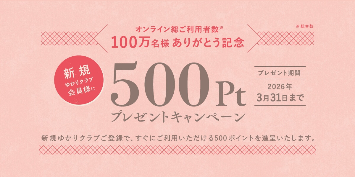 500ポイントプレゼントキャンペーン 2024年3月31日まで